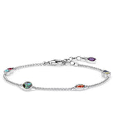 Thomas Sabo Sterling Silver Glam & Soul Armband Farbige Steine - A1845-983-7-L19v